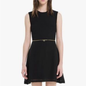 Sandro Ravissante Black Mini Dress